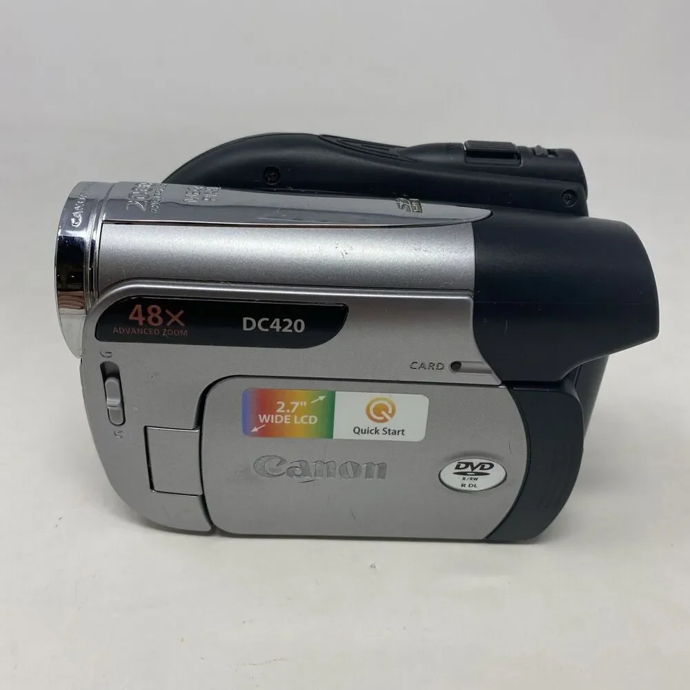 Canon DC420 Mini DVD Digital Camcorder Model 48x Advance Zoom 2000 Digital Zoom